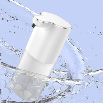 เครื่องจ่ายสบู่โฟมอัตโนมัติแบบไร้สัมผัสชาร์จ USB เครื่องโฟมอัจฉริยะเซ็นเซอร์อินฟราเรดเครื่องจ่ายสบู่เหลวเจลทำความสะอาดมือ 1