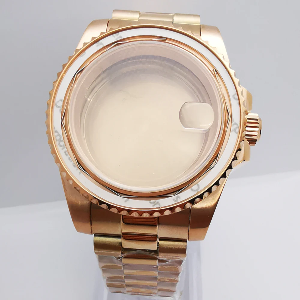 40mm-sapphire-glass-rose-gold-watch-case-strap-fit-nh34-nh35-nh36-eta2824-2836-dg2813-3804-miyota8215-pt5000-movement