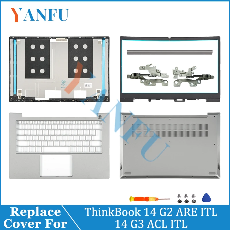 Nuevas fundas para portátil ThinkBook 14 G2 ARE/ITL 14 G3 ACL 14 G4 IAP LCD contraportada/bisel/cubierta de bisagra/repo