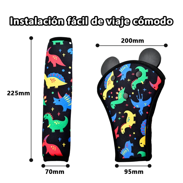 Regolazione della cintura di sicurezza per bambini Auto Anti collo Coprispalla per bambini Posizionatore della cintura di sicurezza Cintura di sicurezza per bambini per la sicurezza dei bambini 3