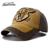 2024 New Designer Retro Vintage Bull Embroidery Baseball Caps for Men Bone Snapback Cap Summer Sun Visor Hats for Women Gorras 1