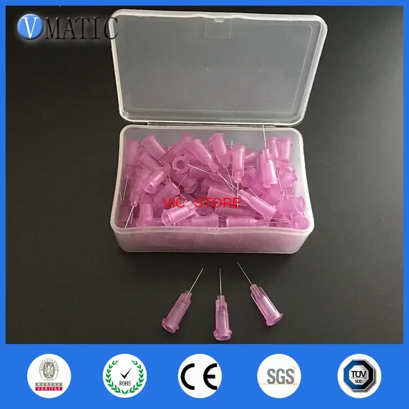 Non Sterilized 30G Te Premier Dispensing Needle 0.5" Tubing Length Luer Lock Blunt Dispense Needles Tips 1/2 Inch