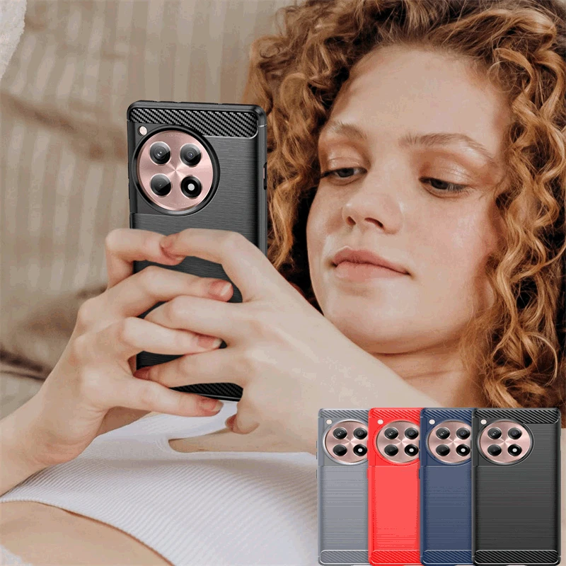 Per Oneplus 12R Custodia Oneplus 12R 11R 10R Ace 3 5G Cover Capa In Fibra Di Carbonio Funda Cover Posteriore Per Telefono In Silicone Oneplus 12R 5G