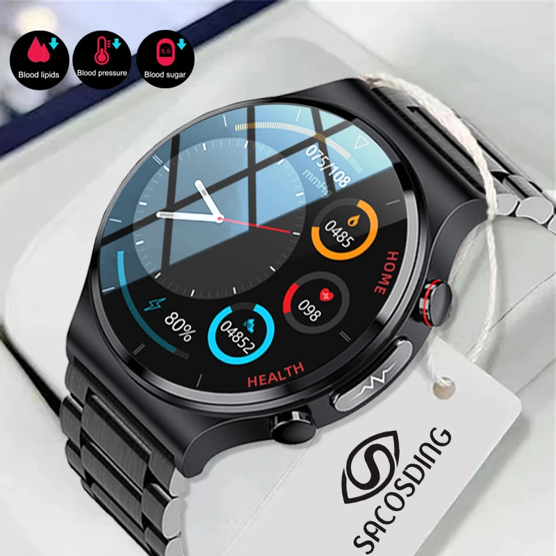 2022new Ecg+ppg Smart Watch Men Laser Treatment Of Hypertension