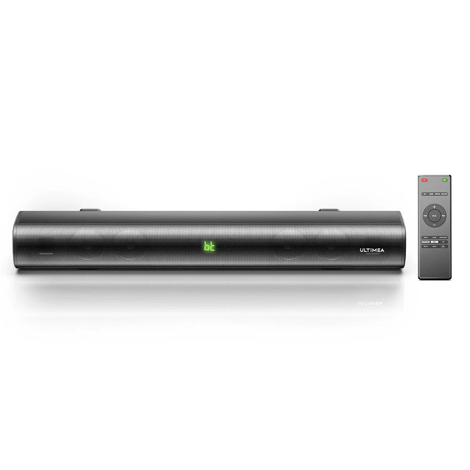 

Tapio I Pro 2.0 60W BT5.0 Soundbar Quad Drivers+Dual Bass Rubes 3D Surround Deep Bass 6EQ DSP Chip LED Digital Display