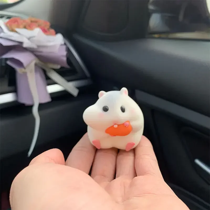 

Universal Car Window Decoration Hamster Console Cute Doll Car Interior Pendant Car Accessories Auto Dashboard Cool Decoration
