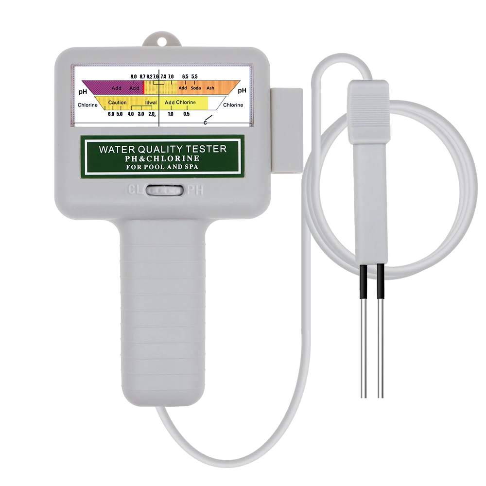 2 in 1 PH Chlorine Meter Tester PC-101 PH Tester Chlorine Water Quality Testing Device CL2 Measuring For Pool Aquarium 5