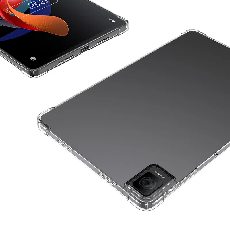 Shockproof TPU Tablet Cover - Clear Protective Shell Skin