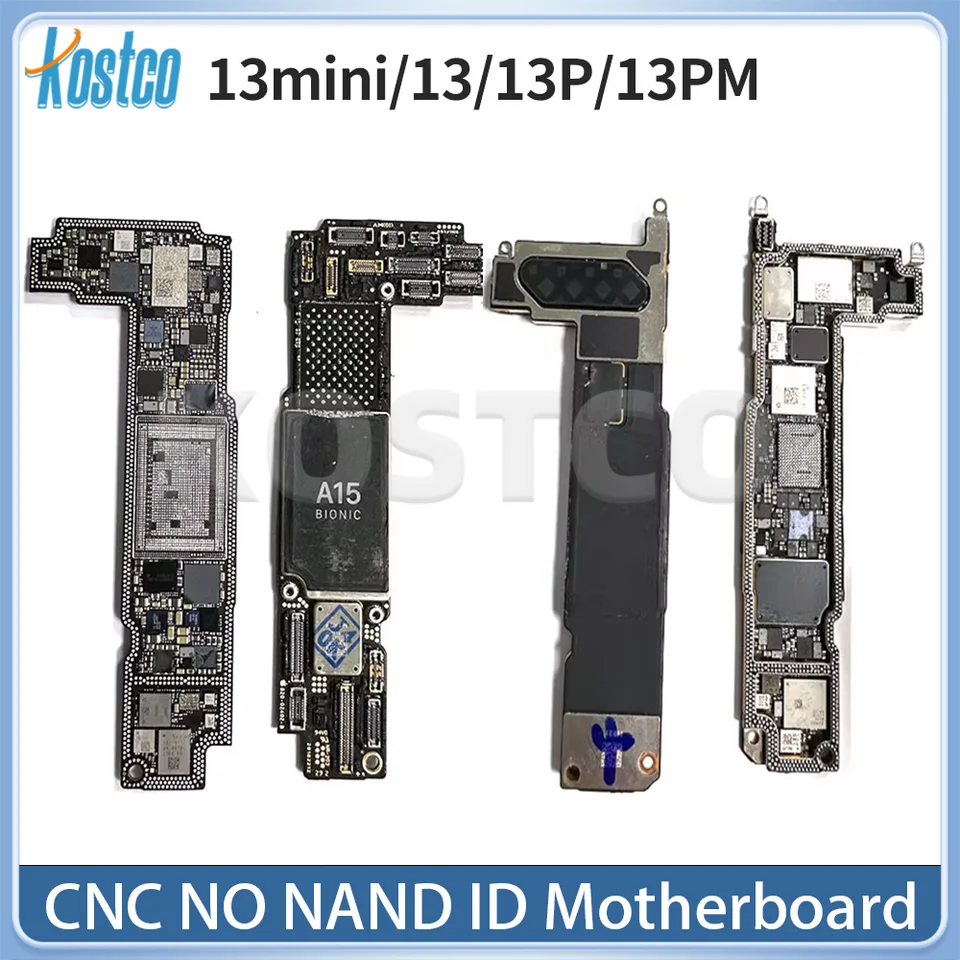CNCカットマザーボード iPhone 13 Mini Pro MAX ロジックボード 研磨