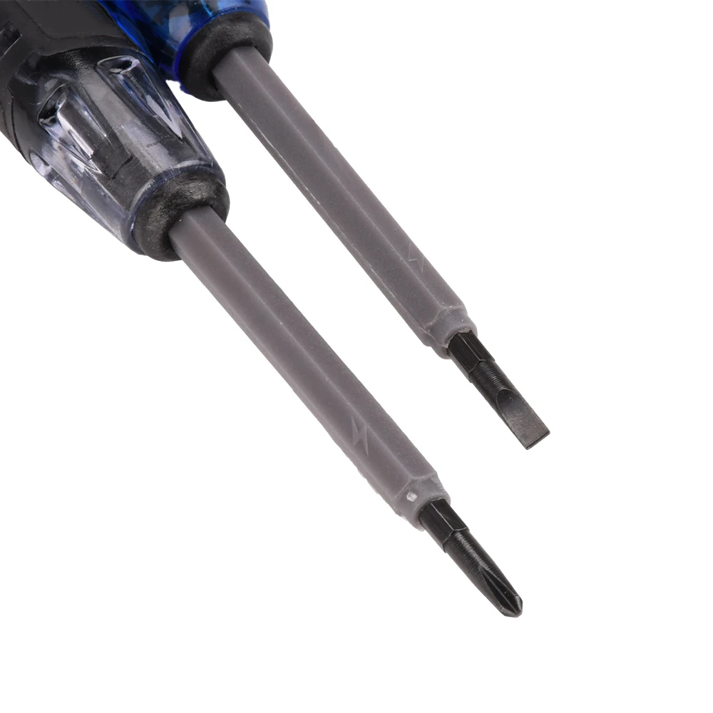 AC24-250V Intelligent Voltage Tester Pen Electric Screwdriver Induction Power Detector Circuit Indicator Test Pen with battery 6