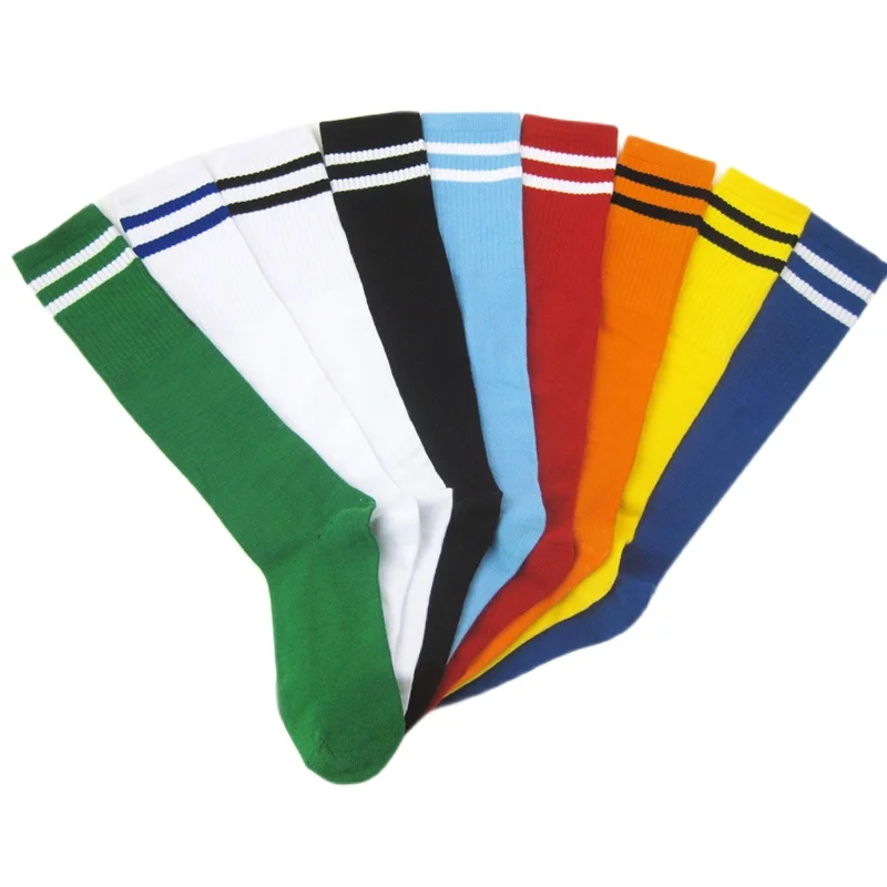 Brothock Summer children soccer socks thin section cotton socks Sports boys football cheerleaders show boy stockings