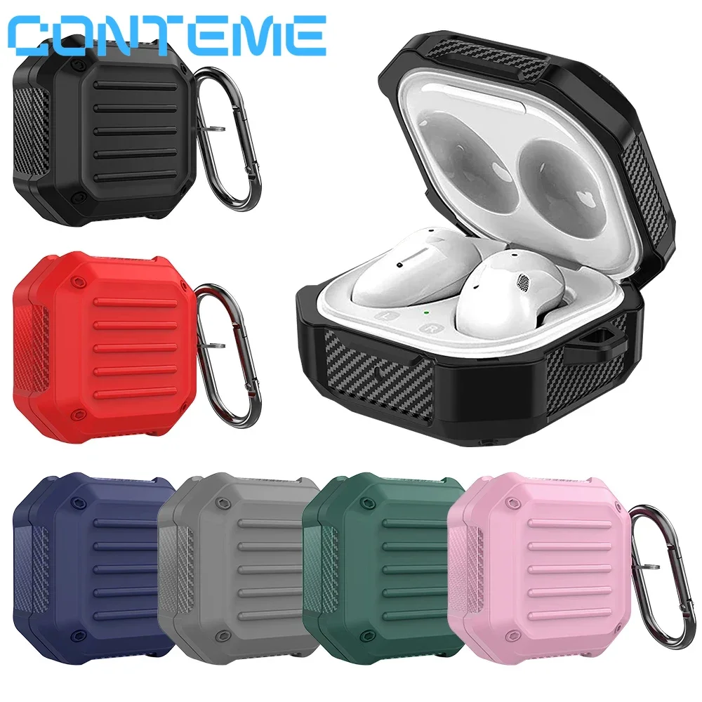

CONTEME Shockproof TPU Earbuds Case Cover Hard Earphone Shell for Samsung Galaxy Buds series