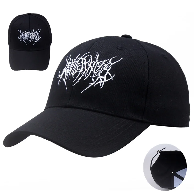 Anime Gothic Street Punk Hip-Hop Baseball Caps Cosplay Costume Adjustable Sport Embroidered Trucker DAD Sun Hats