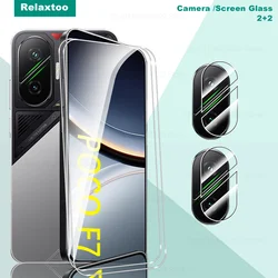 6 - in - 1 Tempered Glass Screen and Lens Protector - Xiaomi Poco F7 (4IN1 2 Glass 2 Lens)