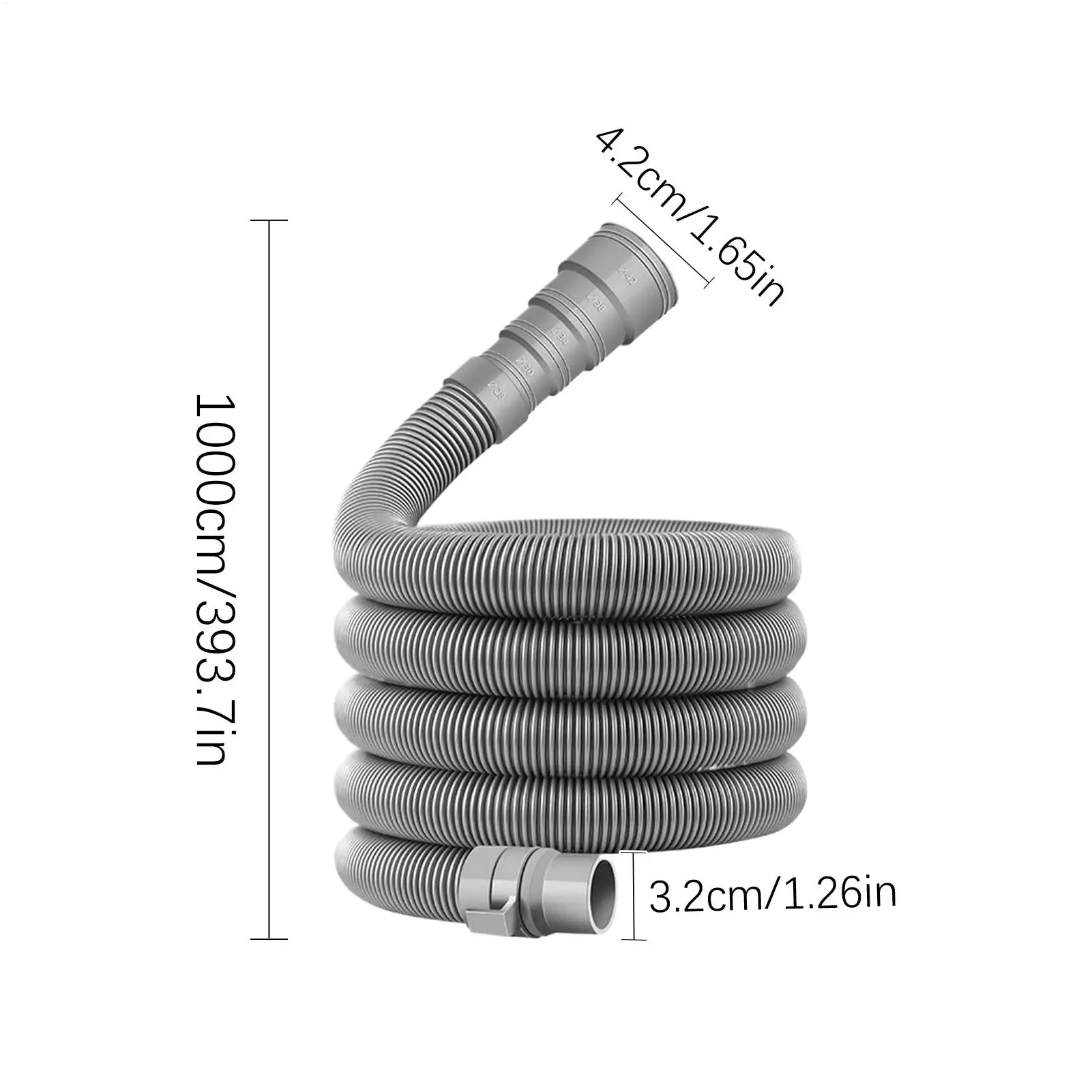 Rv Sewer Hose Kit Rv Sewage Pipe Adjustable Hose Foldable Pipe Applicable to 28mm-42mm diameter hose interface for RV Repair