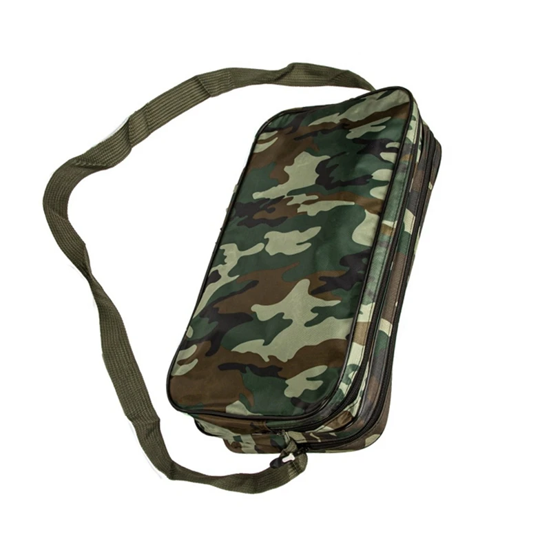 Multifunctional Outdoor Camouflage Fishing Bag Big Capacity Double