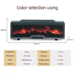 Aromatic Essential Oil Diffuser with Remote Control for Home, Bedroom, Office, and Yoga (Black)