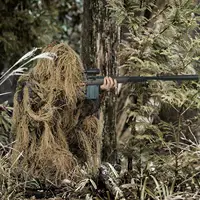JOAXOR Ghillie Suit Gilly Hunting Suits Pants 3D Leaf Camo Camouflage Coveralls Youth Adult Lightweight Clothes - Image 6