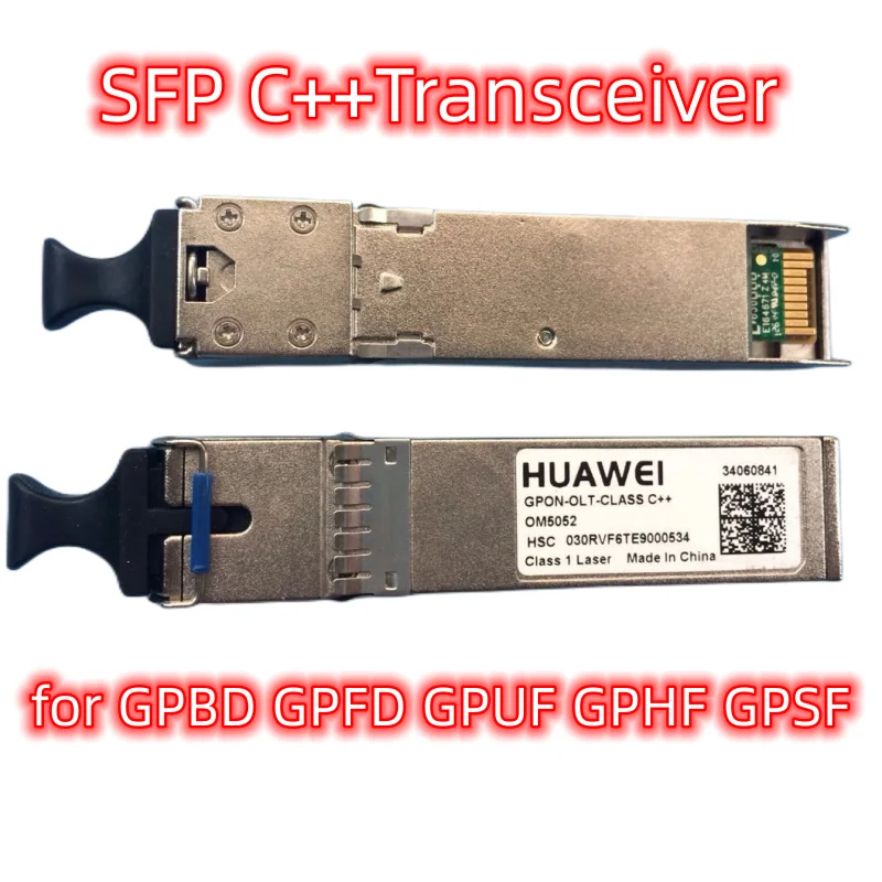 GPON OLT OM5052CLASS B+ C+ C++ SFP Module GBIC Optical FTTH for HUAWEI MA5680T MA5683T MA5800 GPBD GPFD GPUF GPHF GPSF Board gpon olt service board 16 ports with 16 c sfp module gpuf for 5800 olt gpuf olt pon card hw ftth fttb fttx network 1set