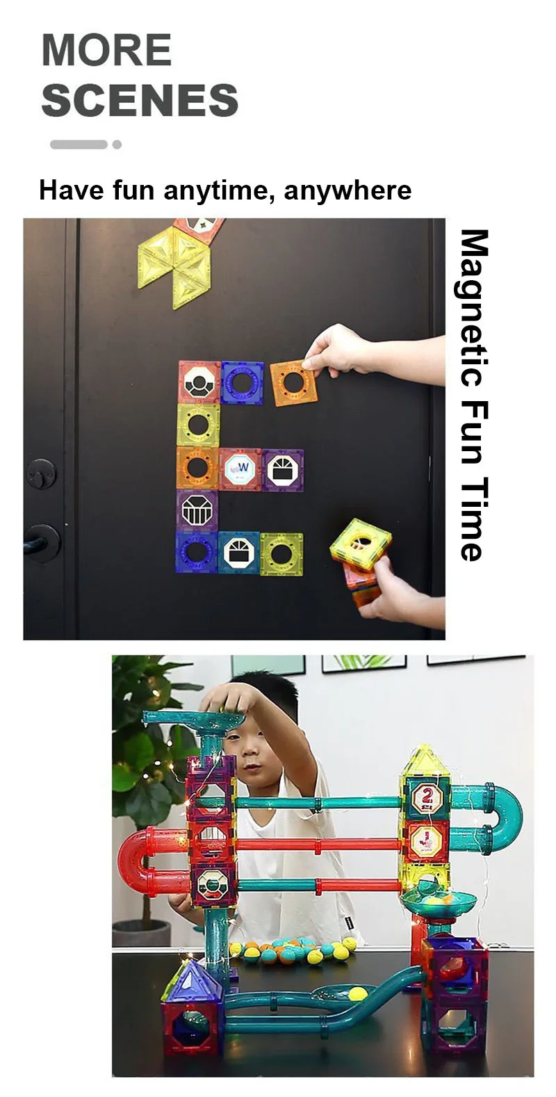 Pictogrammes Magnétiques Pour Enfants - 30 Pièces En Français, 4x5,5 Cm - Planificateur Routine Quotidienne, Autonomie