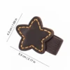 Genuine Leather Magnetic Bookmark Clip Multifunctional Book Markers Holder Accessory Double-Sided Book Pages Divider Stationery 6