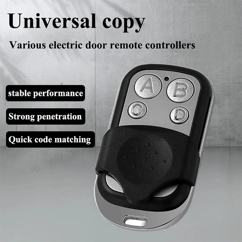 433MHz Universal Remote Control 4CH Car Key Garage Door Opener Copier Copy garage door remote control
