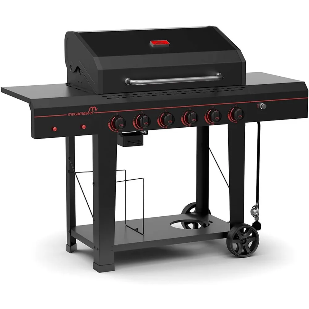 6-Burner Propane Barbecue Gas grill 3