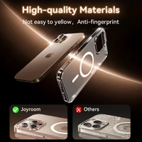 Joyroom For iPhone 17 Pro Max Case Magnetic Frosted Case Shockproof Matte Cover For iPhone 16 Pro Wireless Charger Magnet Cover - Image 2