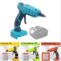 Cordless Hot Melt Glue Gun For Makita/DEWALT/BlackDecker/Milwaukee/Bosch With 30 Sticks 18V Lithium Battery Electric Repair Tool 1