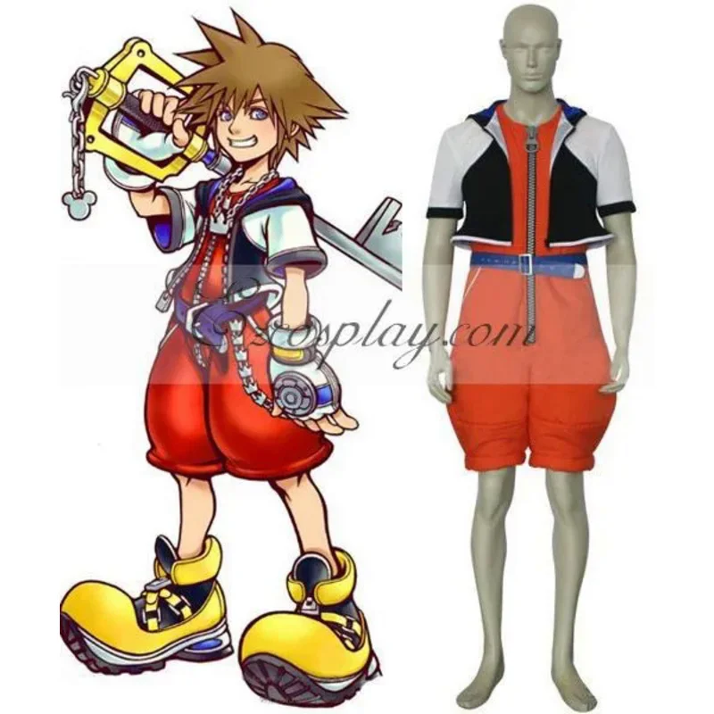 

Kingdom Hearts 1 Sora Cosplay Costume E001