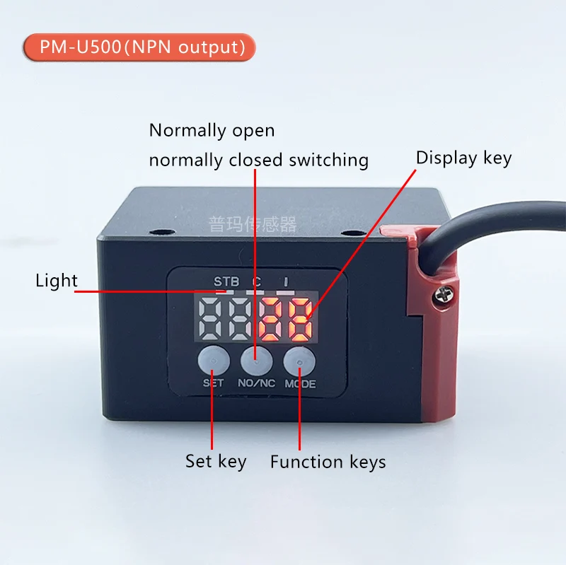 PARMA Fluorescence Sensor PM-U500 - Ultraviolet Photoelectric Sensor for Fluorescent Label Detection Detect fluorescent labels and components with high accuracy using our PARMA Fluorescence Sensor PM-U500, featuring a detection distance of 35-250mm. Detect fluorescent labels and components with high accuracy using our PARMA Fluorescence Sensor PM-U500, featuring a detection distance of 35-250mm. S9118d4163d264c12a243139c9ac8cc3cr -