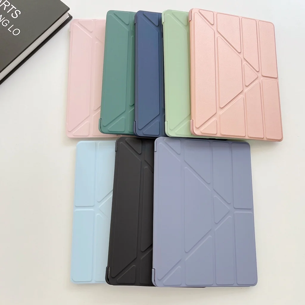 

For Samsung Galaxy Tab A8 10.5 2022 Wi-Fi SM-X200 LTE SM-X205 Silicone Soft Back Ultra Slim PU Leather Smart Cover Funda Case