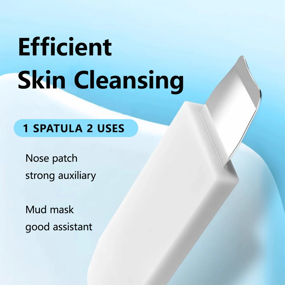 Skin Scrubber Blackhead Removal Portable Facial Massage Cleaner Peeling Shovel Acne Blackhead Remover Facial Lifting Skin Mini