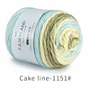 100g Dyed Pure Cotton Yarn, Gradient Medium Coarse Soft Knitted Yarn Ball, DIY Sweater Hat Shawl Hand Woven Scarf Crochet Thread 6
