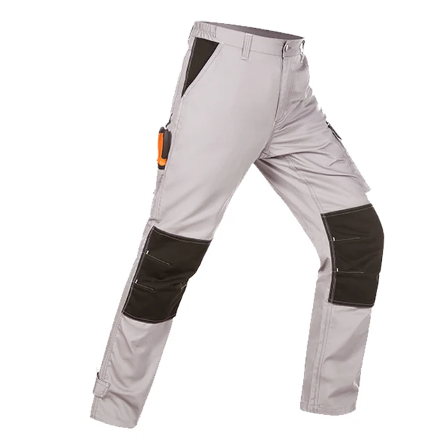 Men's Work Jacket Pants Working Grey Black Workwear Suit