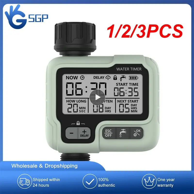 

1/2/3PCS Eshico HCT-322 Automatic Water Timer Garden Digital Irrigation Machine Intelligent Sprinkler Outdoor Use to Save Water