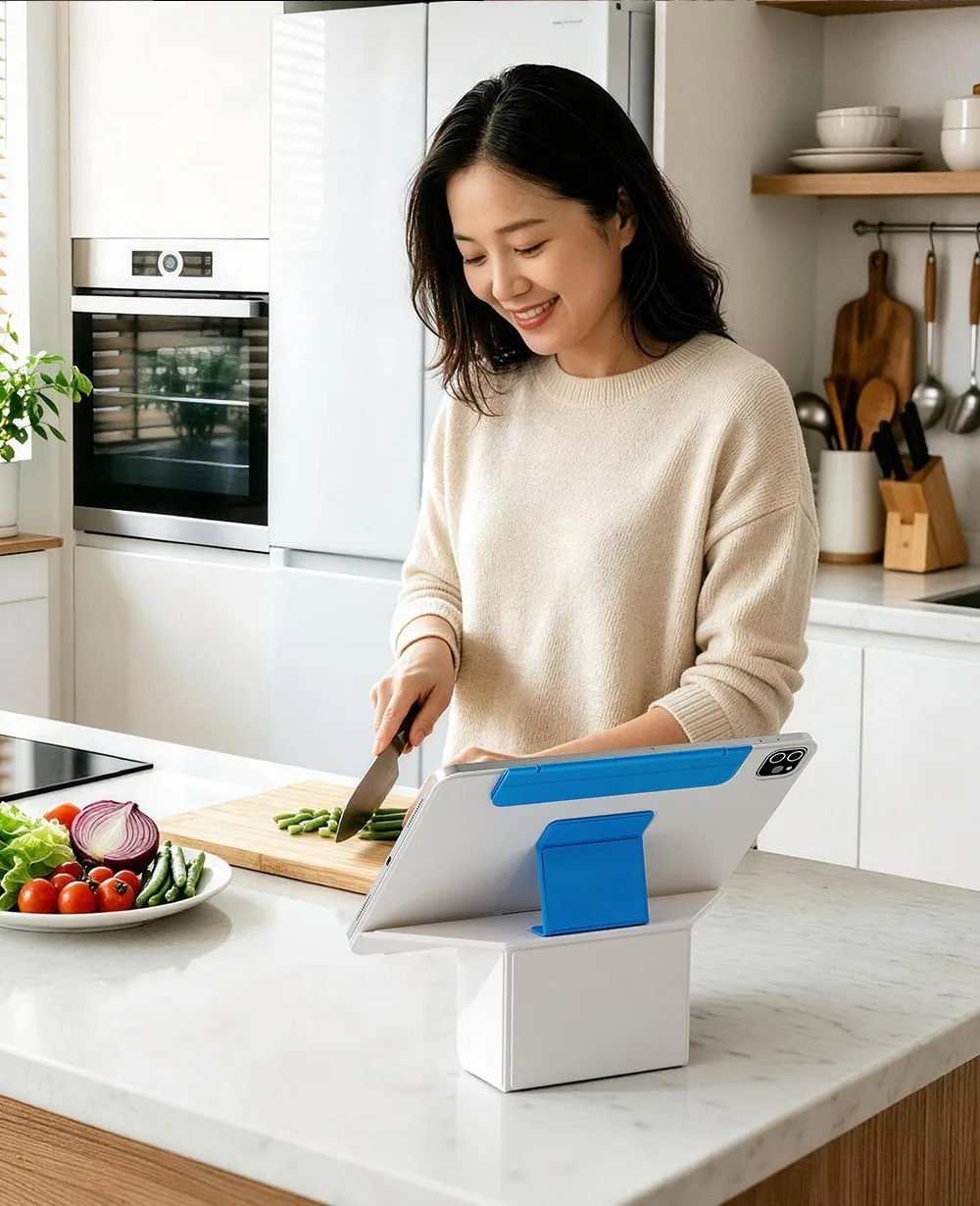 Dual-Color Double-Sided Magnetic Stand Case