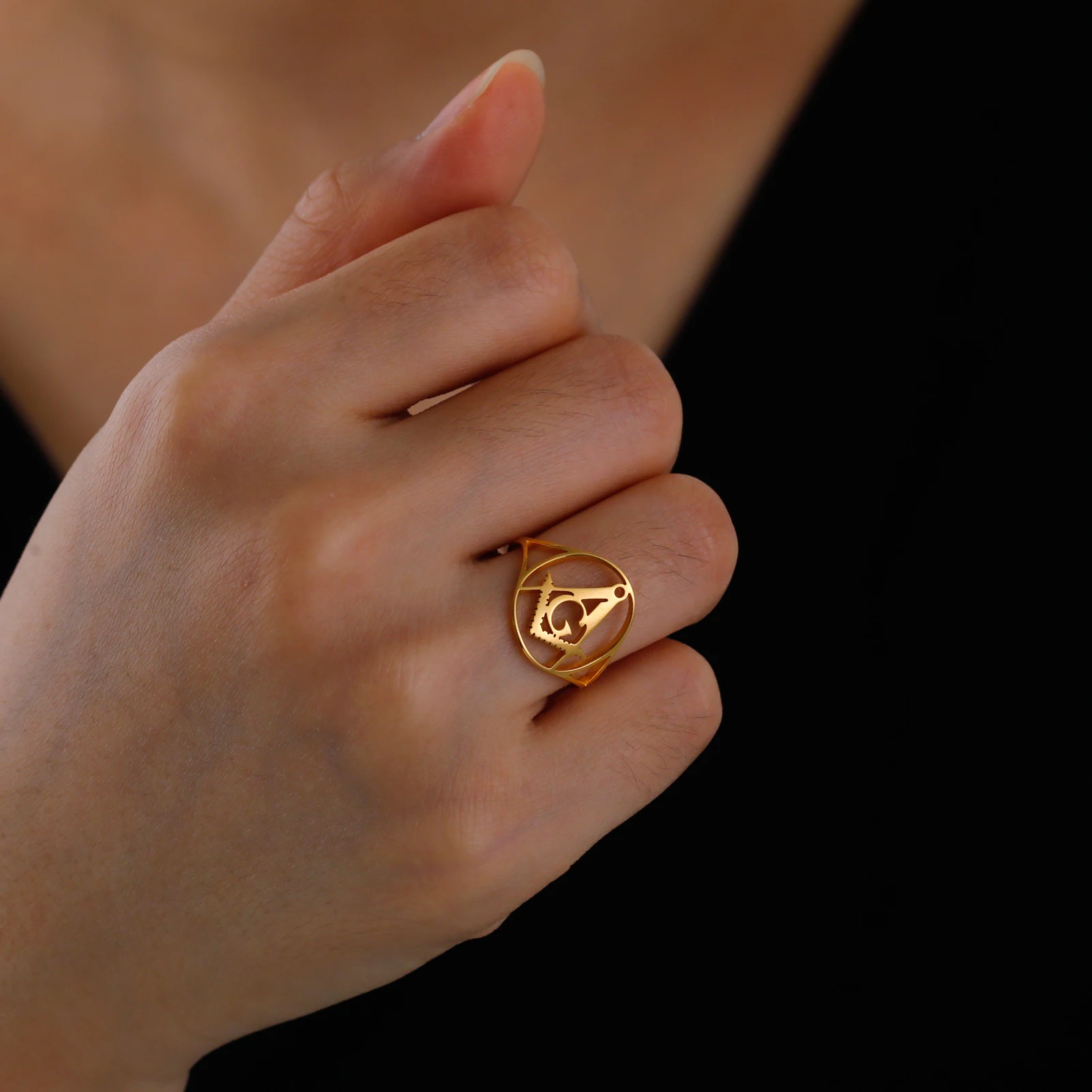 Masonic Ring Anillo Masoneria Skyrim Masonic Rings For Men Women