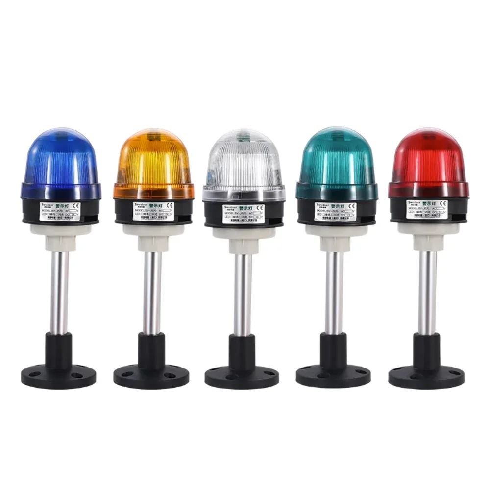 LED Indicator Tri-color Alarm Lamp 12V24V220V Green Yellow Red Blue Flashes  with Buzzer Warning Light Indicator. - AliExpress, image size:1000x1000
