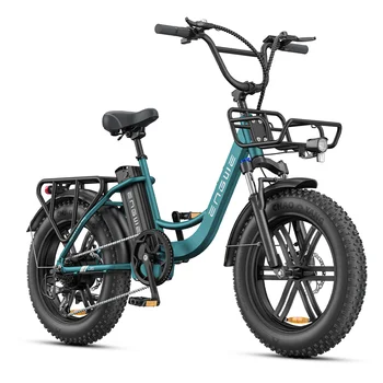 Engwe L20 Boost Bici elettrica Pneumatici grassi da 20 pollici 48V13Ah 250W Sensore di coppia 126KM con pulsante Boost Display LCD E-bike