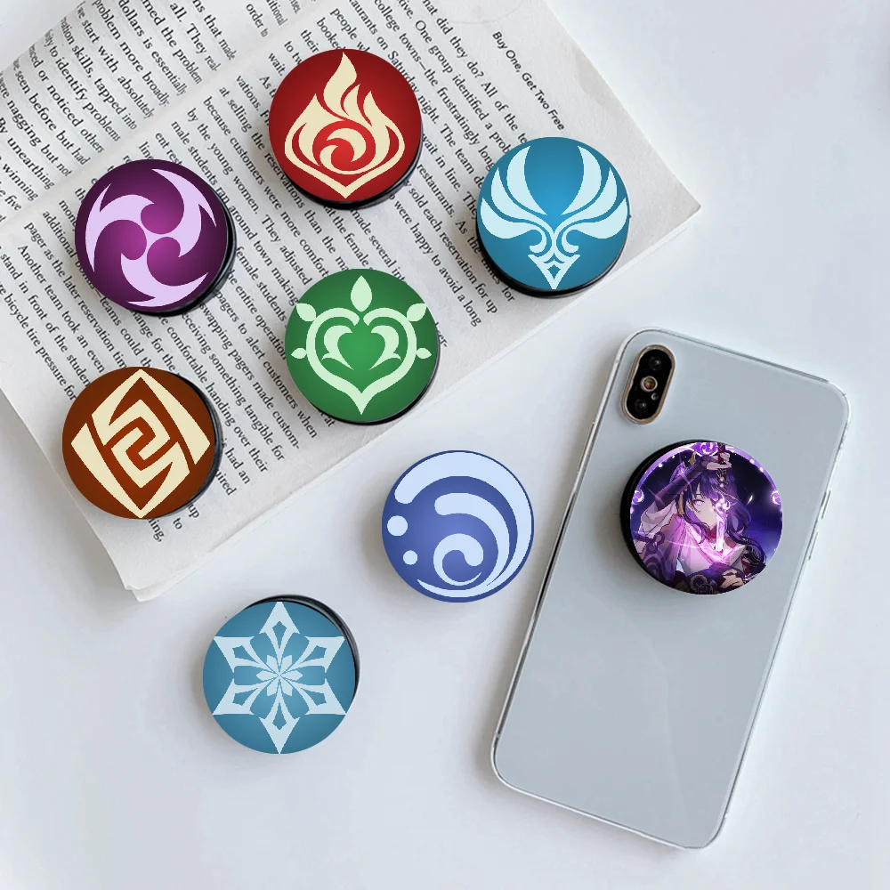 Складной держатель для телефона Genshin Impact Game подставка мобильного iPhone Huawei xiaomi samsung