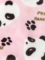 Autumn And Winter Baby Girls Super Soft Flannel Long Sleeve Trousers Onesie Comfortable Soft Cute Panda Print Clothing 5