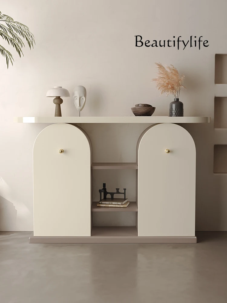 

Front Door Entrance Cabinet Storage Console Wine Cabinet Wall Living Room Curio Cabinet