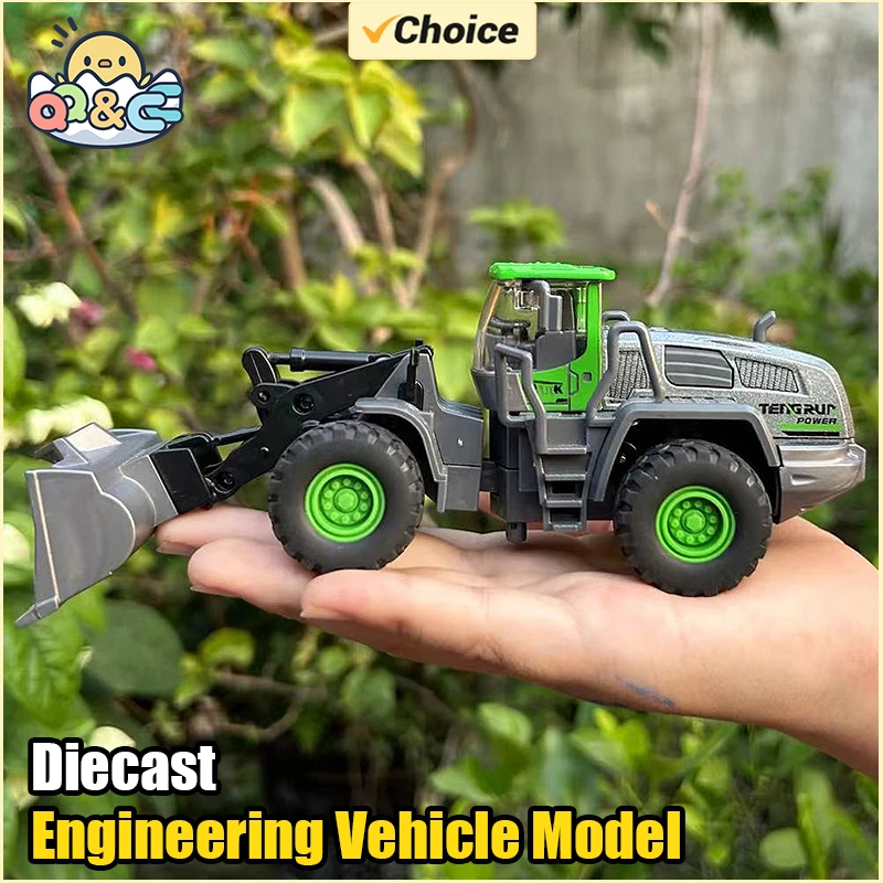 Diecast Alloy Engineering Vehicle Model Toy Set for Kids