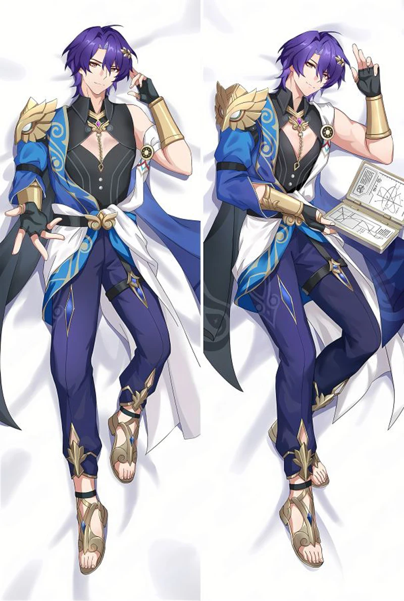 

Honkai Star Rail Dr Ratio Body Pillow Case Male Bedding Hugging Pillow Case Long Body Pillow Cover 2-Side Printed Peachskin