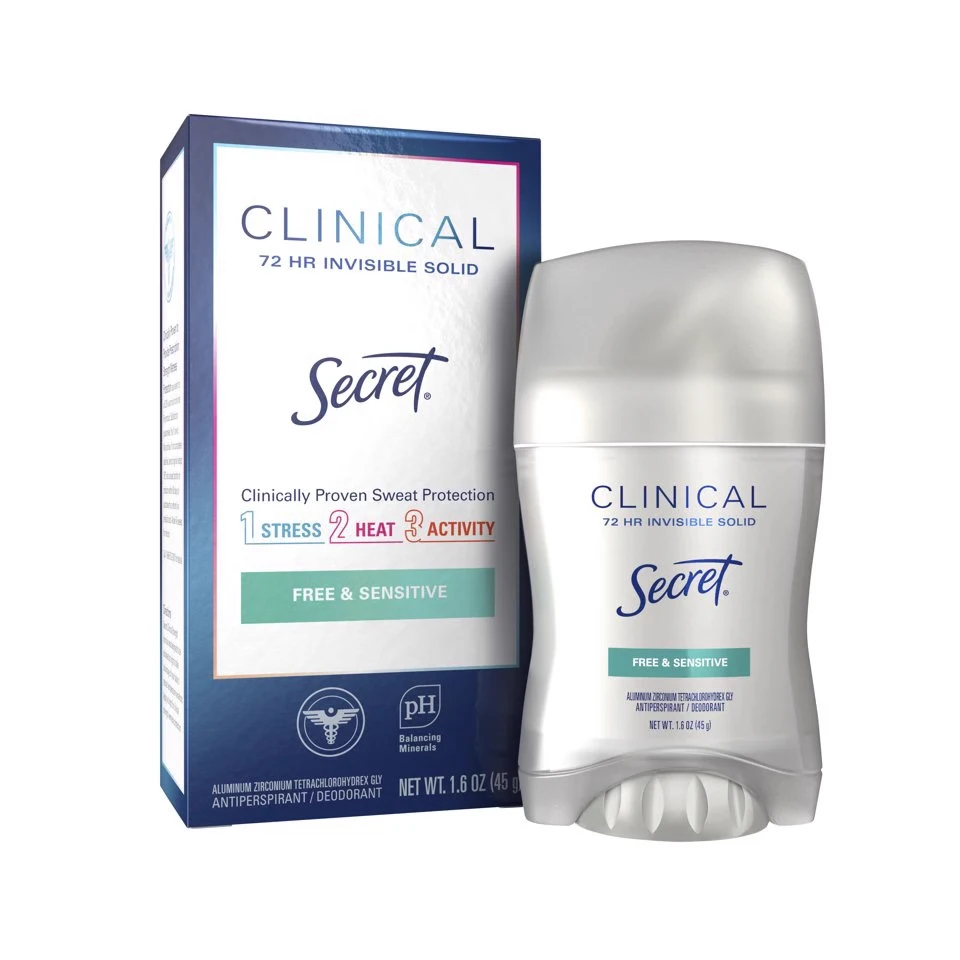 secret-clinical-invisible-solid-dry-deodorant-underarm-antiperspirant-stick-sweat-protection-completely-clean-shower-fresh