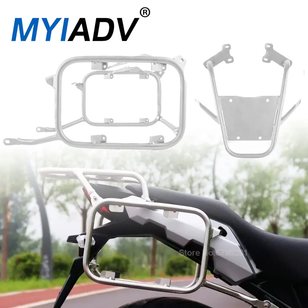 

For Honda CB500X CB400X 2019 2020 2021 2022 Stainless Steel Luggage Rack Motorcycle Saddlebag Panniers Trunk Top Case Bracket