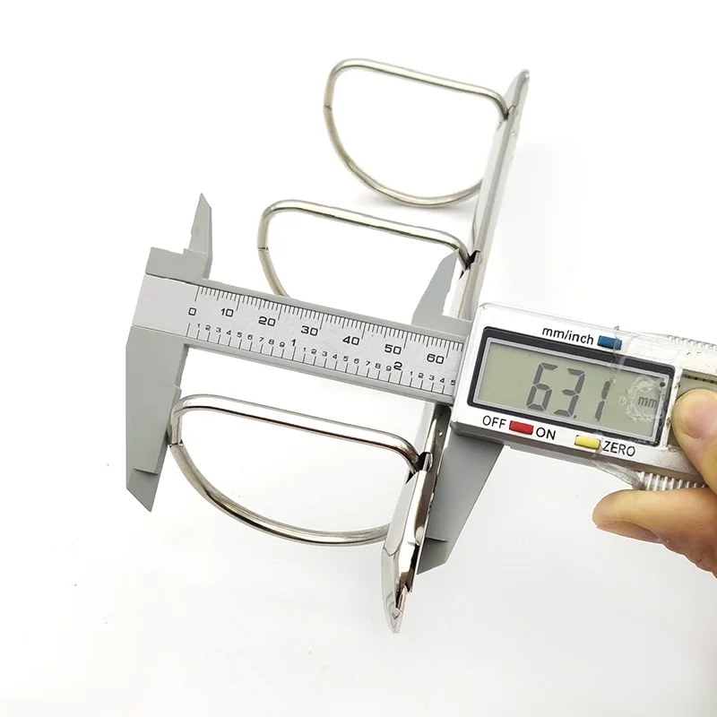 210cm 50mm Metal Spiral Rings Binder With 3 Rings Spiral Binding Clips For Diary Notebook File Folder Binder