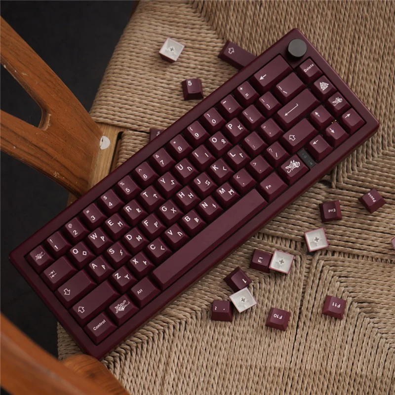Gmk Blot Keycaps Perfil de Cereja 128 Teclas 23 Teclas 5-side Dye Sublimation Keycap Material Pbt para Teclado Mecânico mx Switch