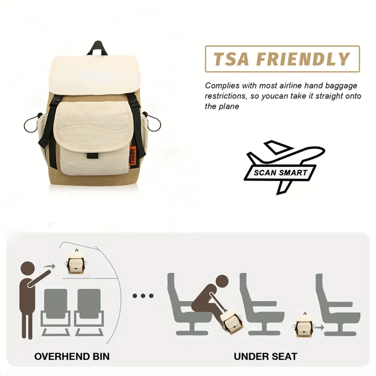 Beach Fashion Casual Travel Small Backpack Women's Lightweight Mini Backpack College Student Travel Commuting Small Bag Mini Climbing Outing